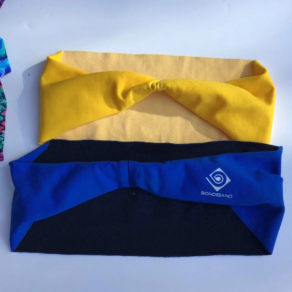 Running Headbands/Sweatbands Misc. Bundle of 9 Stretchy Running Accessories Hair